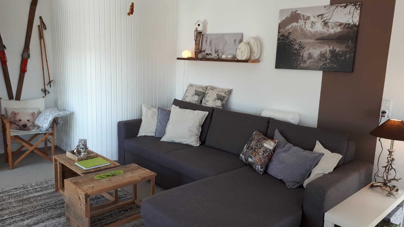 Wohnzimmer Harz Blick